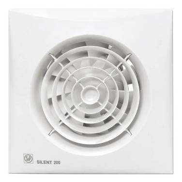 Silent 200 CRZ Ventilator 180m³  - wit