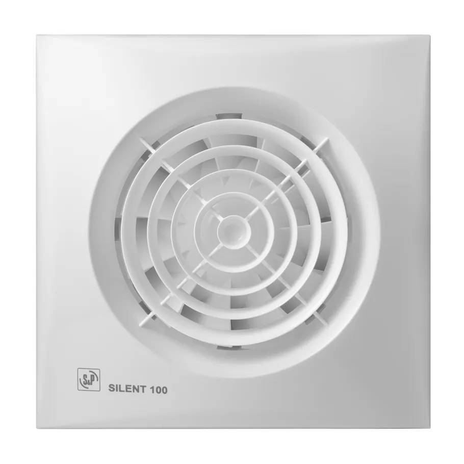Silent 100 CHZ Ventilator 95m³ + timer + hygrostaat - wit-0