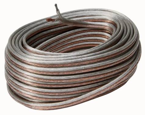 Luidsprekersnoer 2x2,5mm koper/tin 20 meter - koper