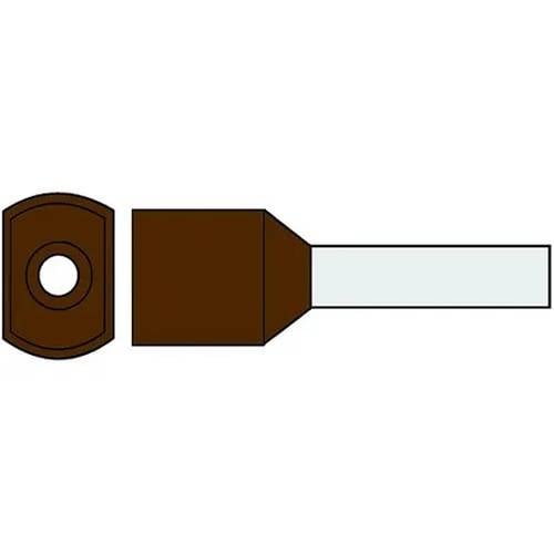 Adereindhuls twin 10mm² bruin - 100 - stuk(s) - bruin-0