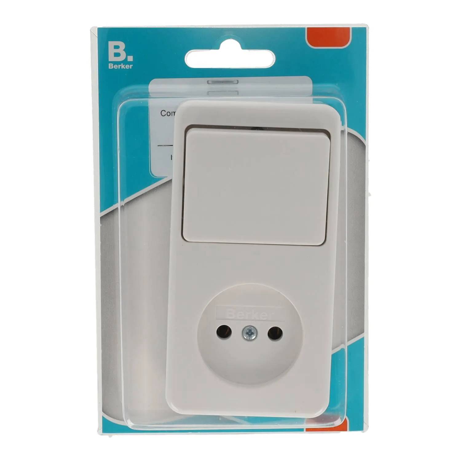 Combinatie schakelaar + WCD ZRA wit/wit-0