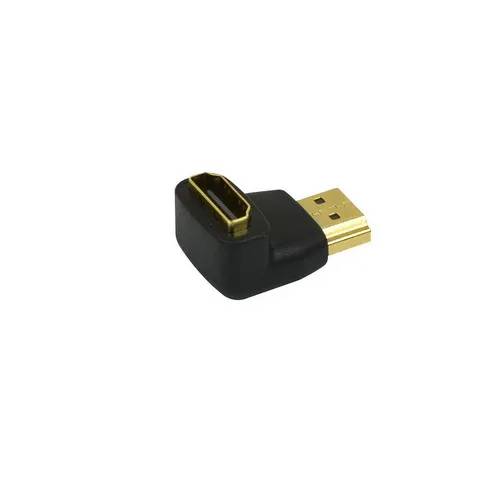 Adapter HDMI male/female DOWN - 1 - stuk - zwart-0