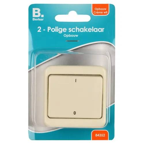 Opbouw 2-polige schakelaar - creme-0