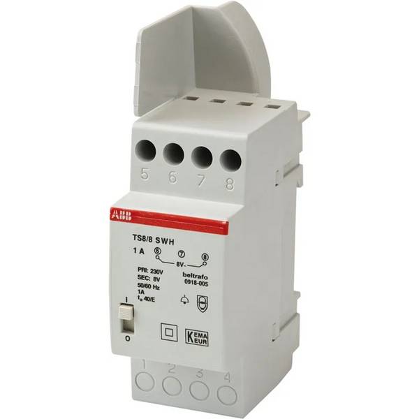 Beltrafo steekbaar 1A 8V tbv busboard - grijs