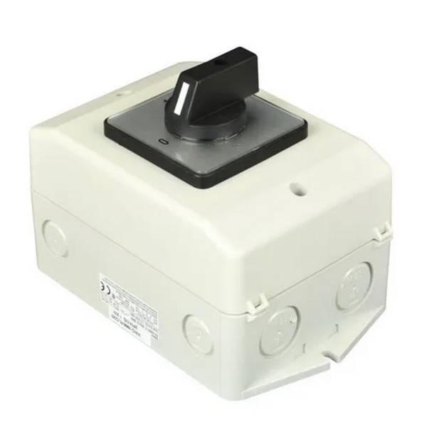 Werkschakelaar 25A 2P opbouw IP65 RLO25/2PM-D1/NS - grijs