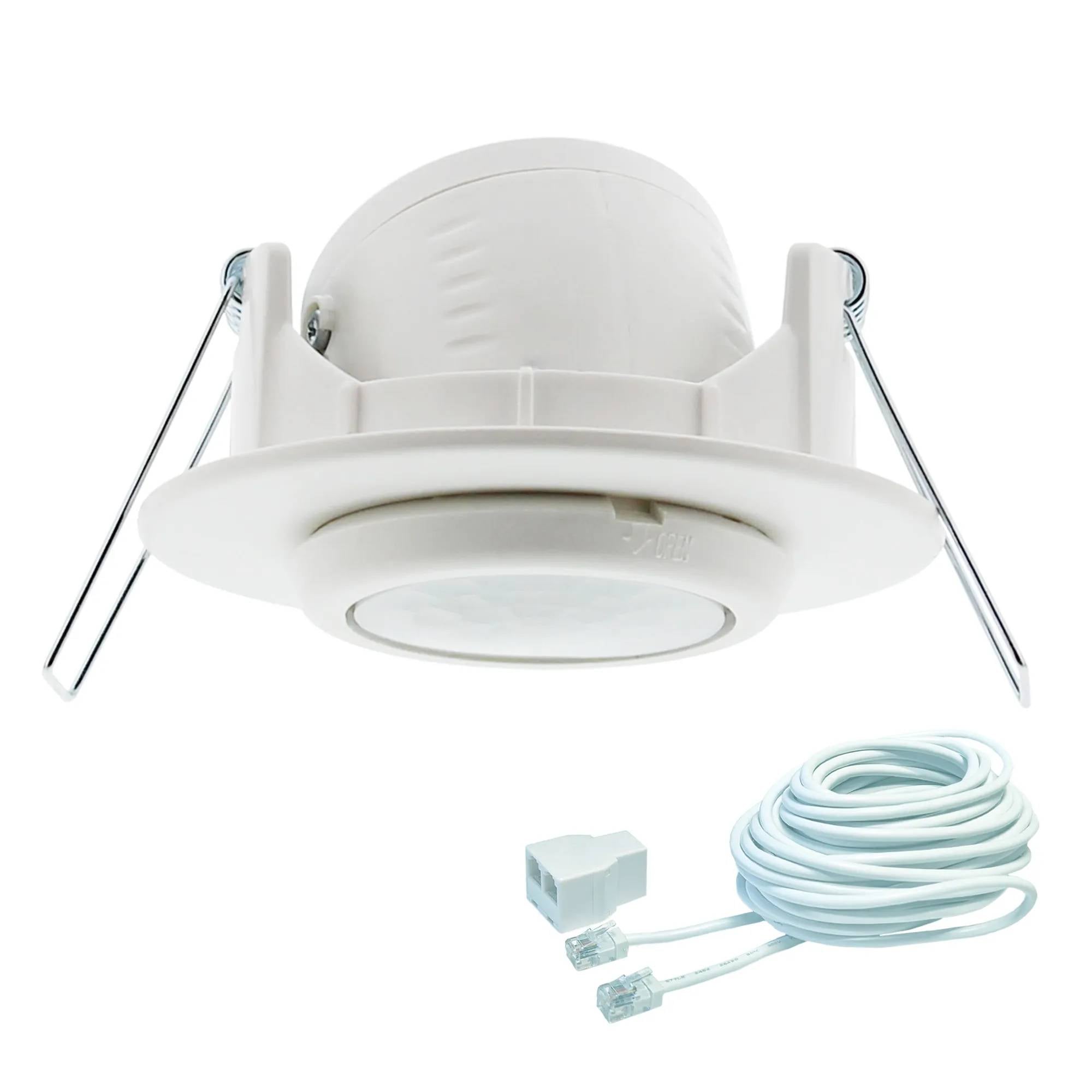 Losse slave PIR sensor, 10m kabel, RJ12 tbv 870550 870551 - zwart-0