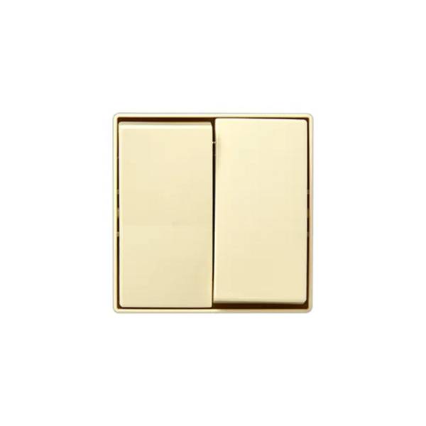 Serieschakelaar opbouw creme - creme