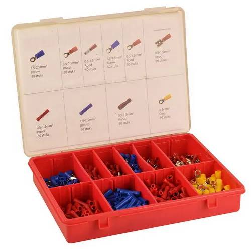Assortimentdoos kabelschoentjes 500-delig - zwart-1