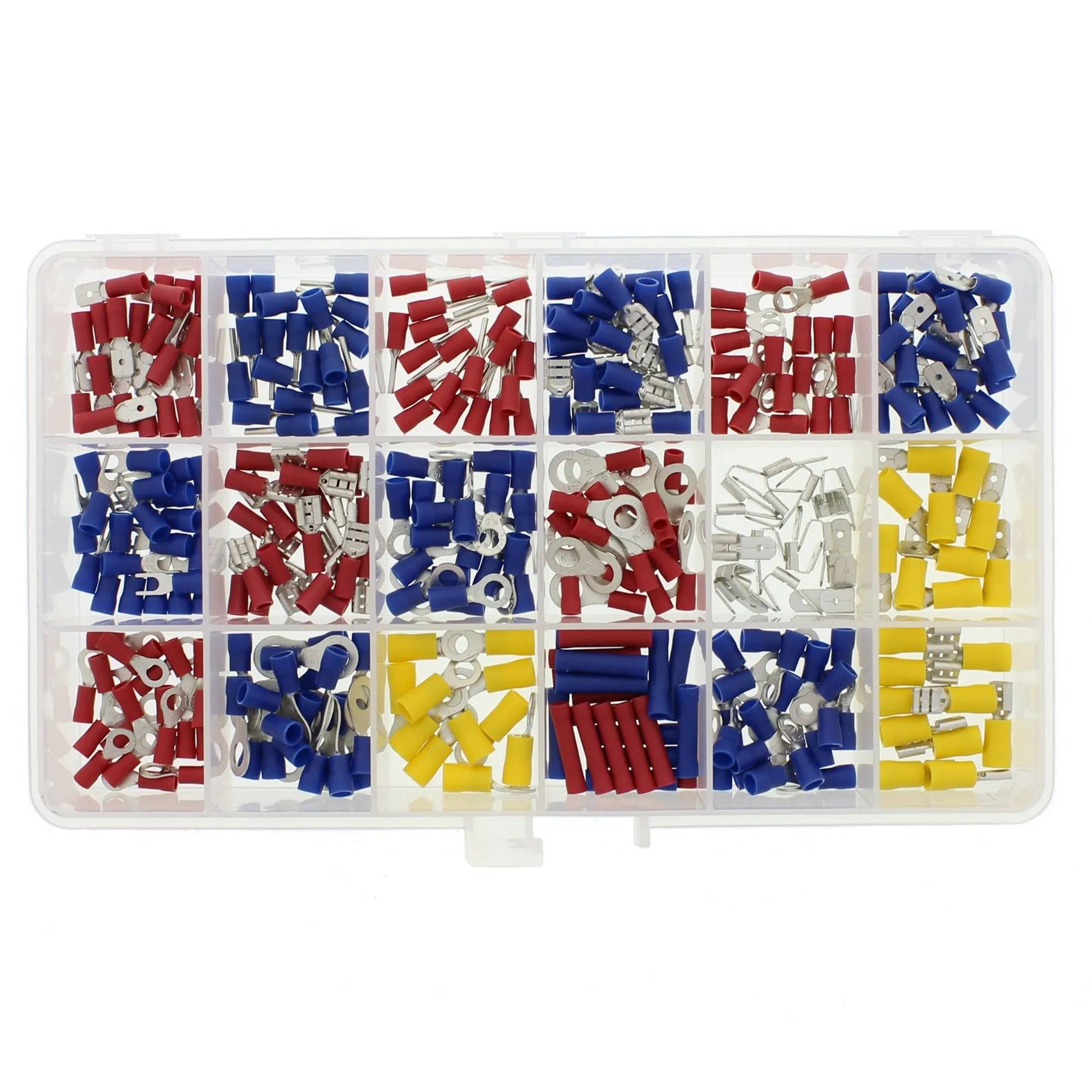 Assortiment gangbare geïsoleerde kabelschoenen - transparant-0