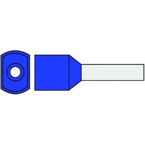 Adereindhuls twin 2.5mm² blauw - 250 stuk(s) - blauw-0