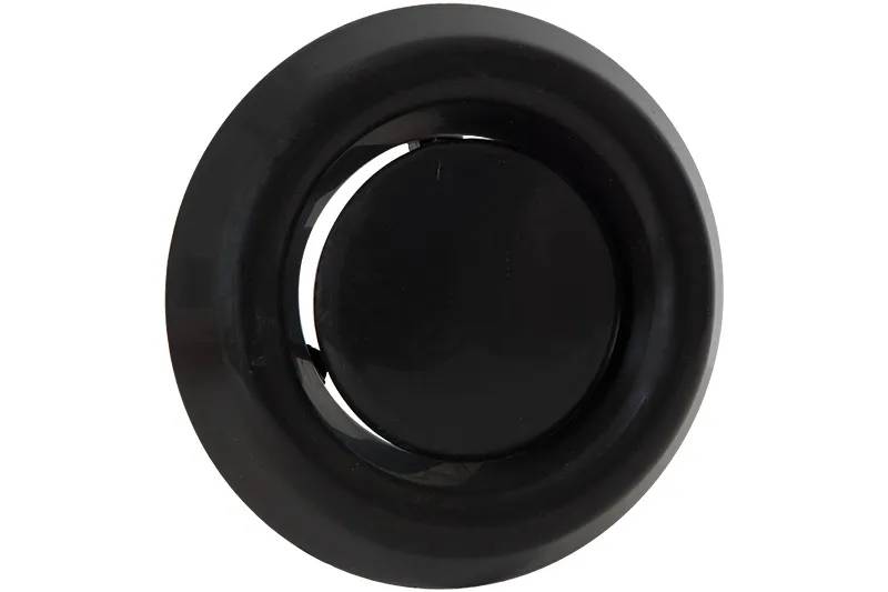 NEDCO Afzuigventiel Doorsnede125mm M.Klemmen Zwart-0