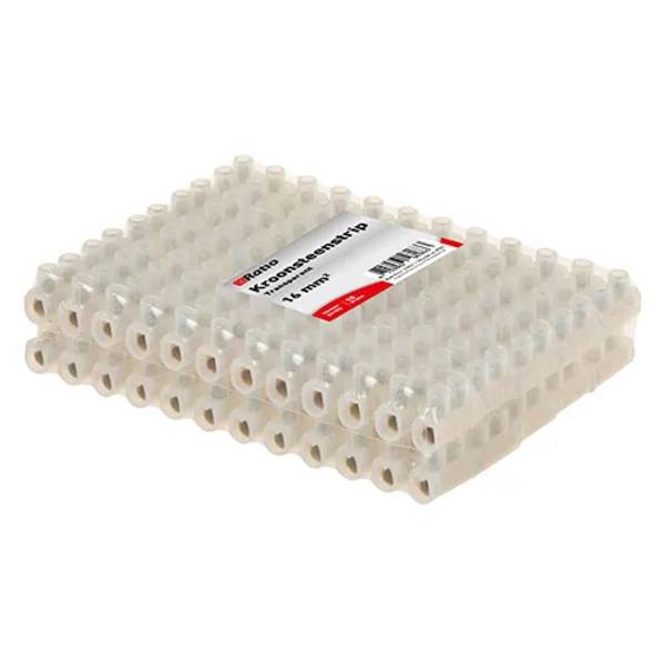 Kroonsteen strip 16mm² - 10 - stuk(s) - transparant
