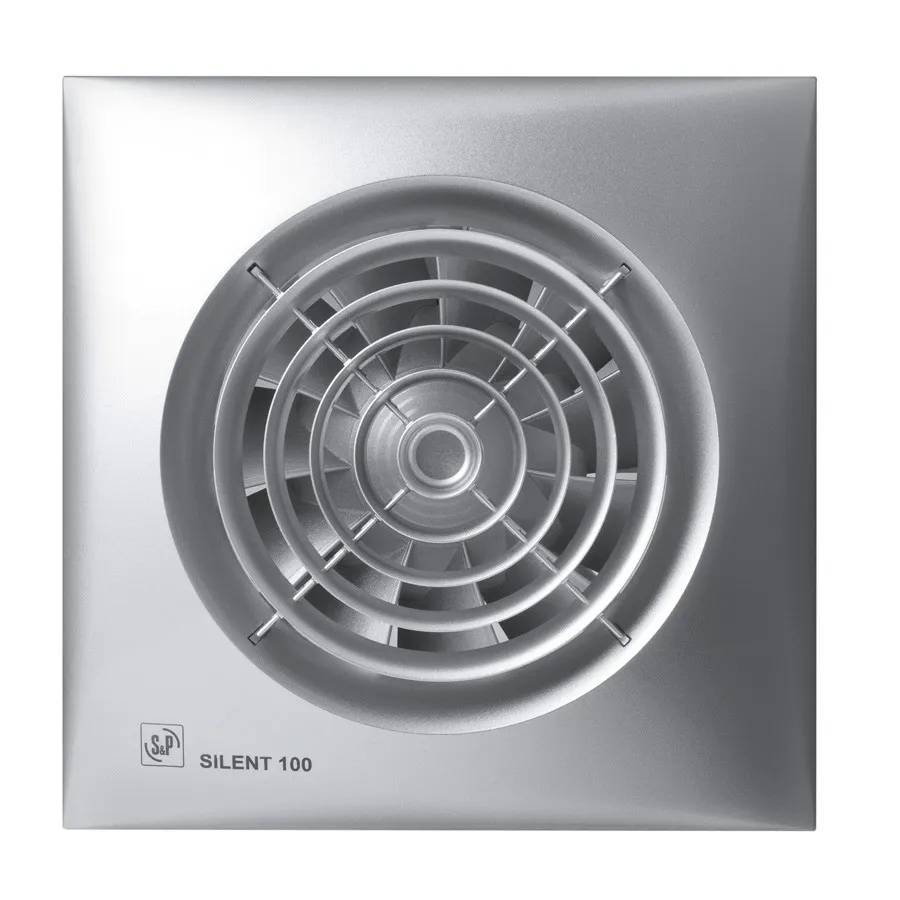 Silent 100 CRZ Ventilator 95m³ zilver - zilver-0