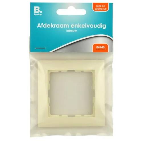 S.1 afdekraam 1V crème - 1 - stuk - creme-0