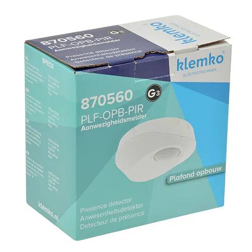 Aanwezigheidsmelder opbouw 2300W 6m PLF-OPB-PIR - wit-0