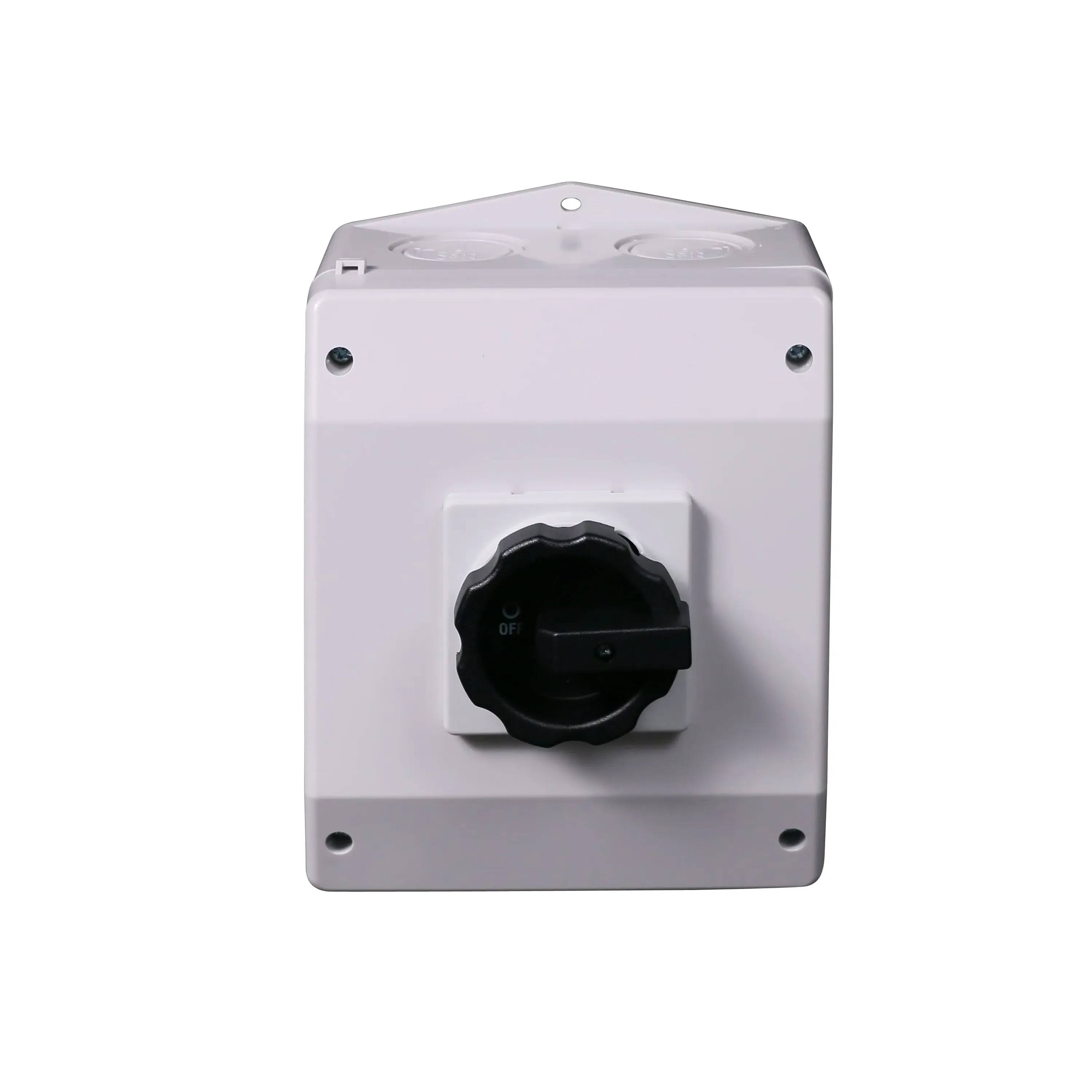 Werkschakelaar 63A 4polig opbouw Z33-SW IP65 RLT - zwart/grijs-0