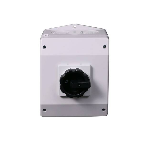 Werkschakelaar 63A 4polig opbouw Z33-SW IP65 RLT - zwart/grijs