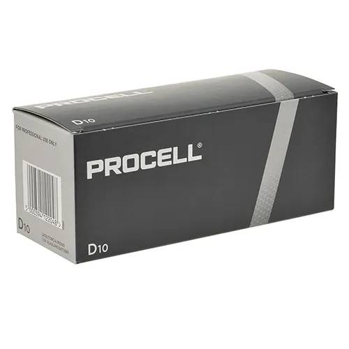 Duracell Procell D 1.5V - 10 - stuk(s) - zwart-1