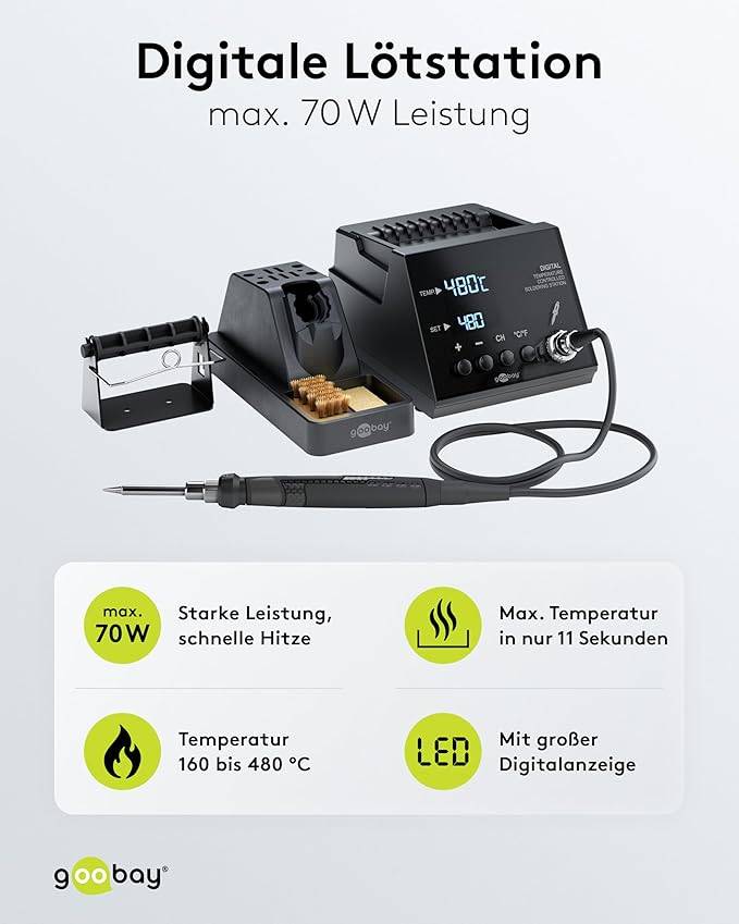 Goobay Digital Soldering Station 70 W-2