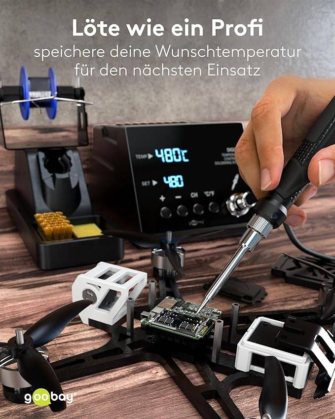 Goobay Digital Soldering Station 70 W-3