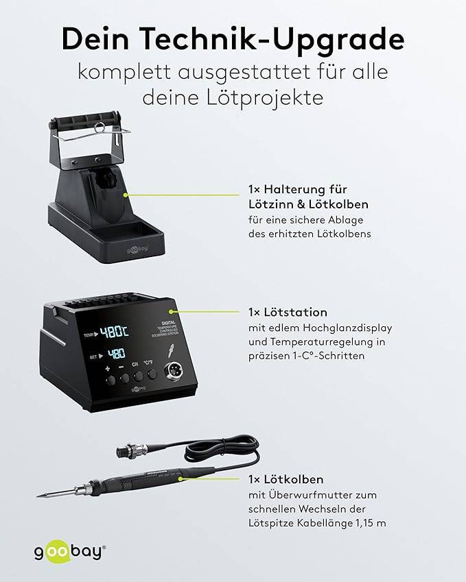 Goobay Digital Soldering Station 70 W-4