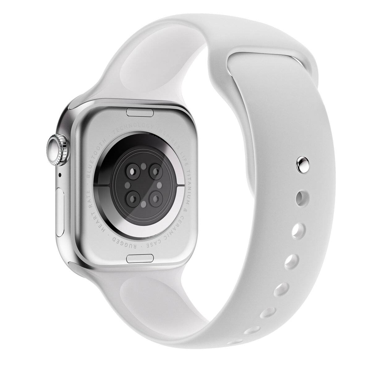 Platinet Smartwatch AMOLED 1,85 inch Bluetooth Fitness Tracker Zilver-1