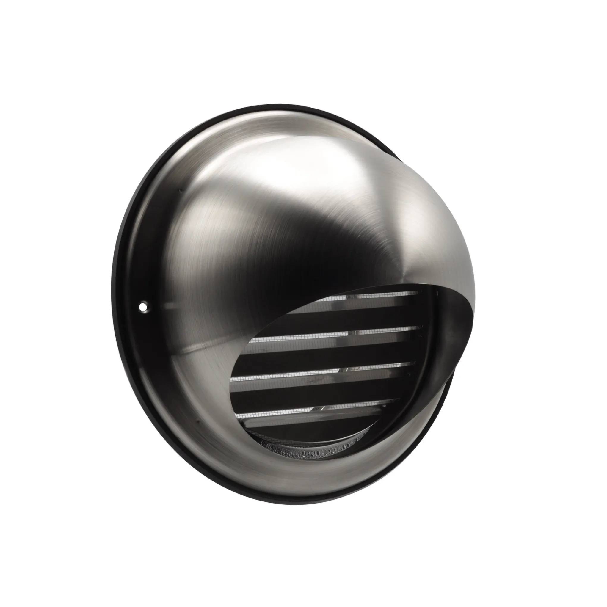 Buitenrooster bol RVS ø 150mm - RVS-1