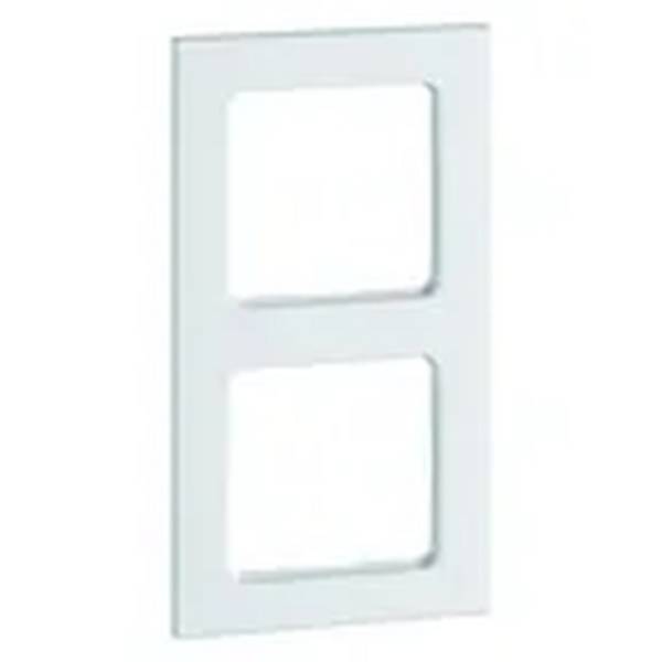 Afdekraam AURA basis 2-voudig levend wit - 1 - stuk