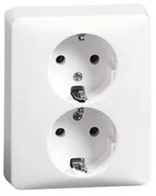2voudig WCD+RA inbouw WW H80.6512WW - 1 - stuk - wit/wit-0