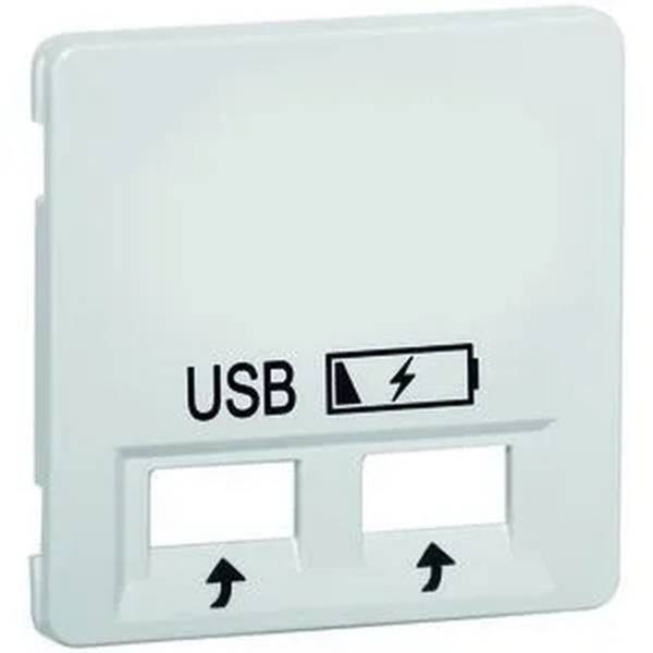 AFDEKPLAAT CREME TBV USB BINNENWERK - 1 - stuk - creme