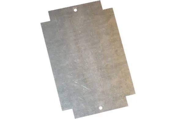 Montageplaat 95x156mm verzinkt plaatstaal - 1 - stuk - metaal-0