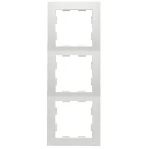 3-voudig afdekraam WW Badora D 11.573.02 - 1 - stuk - wit/wit-0