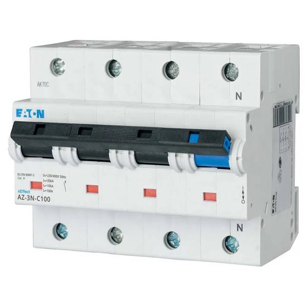 Automaat C100A 3P+N 20kA - grijs