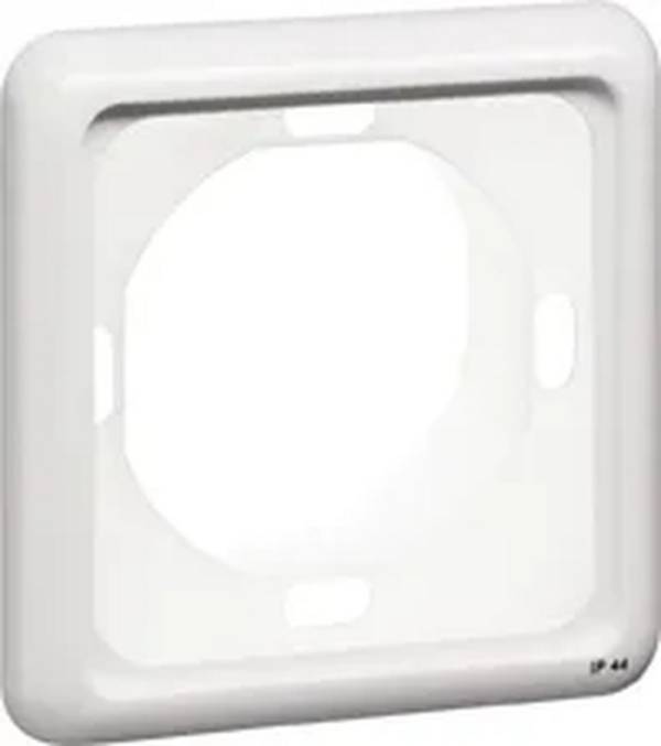 STANDARD afdekraam 1-voudig IP44 creme - 1 - stuk - creme