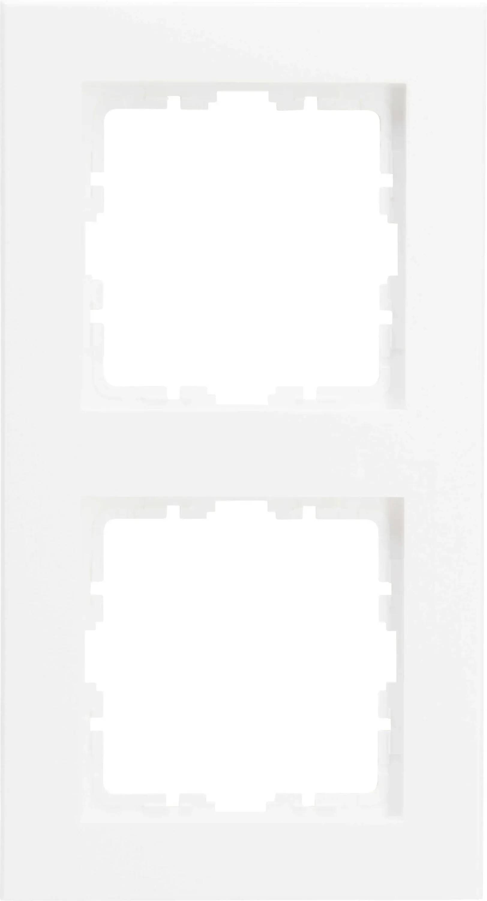 HK07 Pure - afdekraam 2-voudig mat wit - 1 - stuk