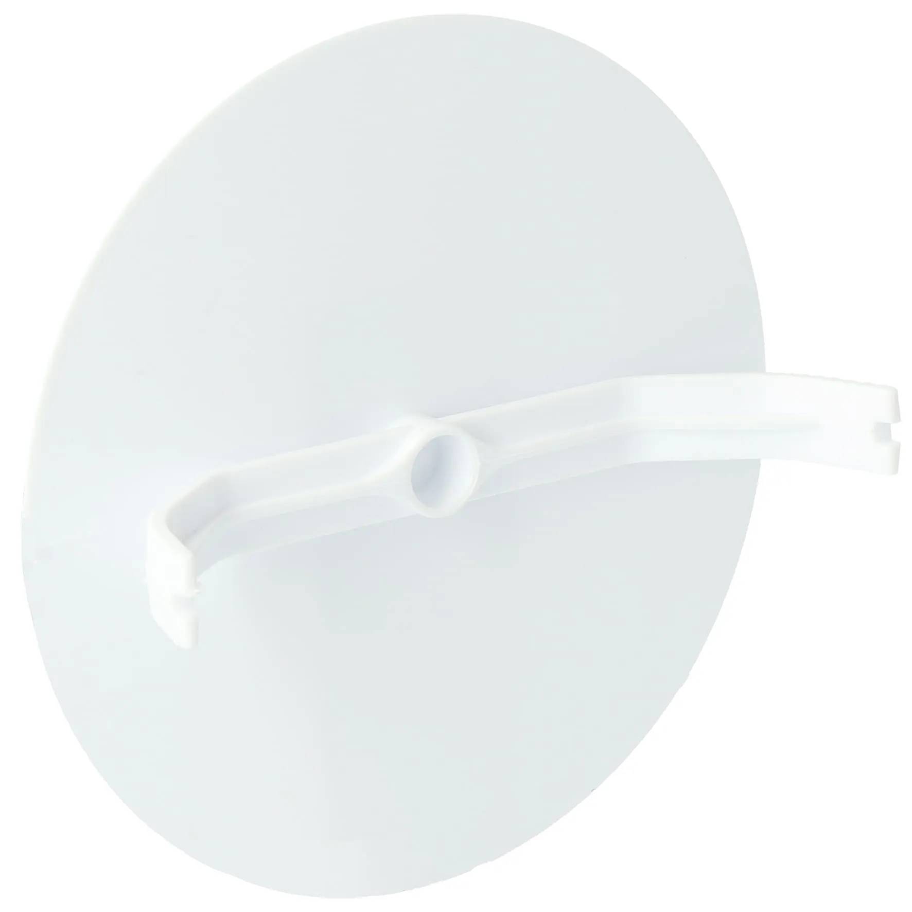 Afdekplaat rond Ø95mm zelfklemmend - 1 - stuk - wit-0