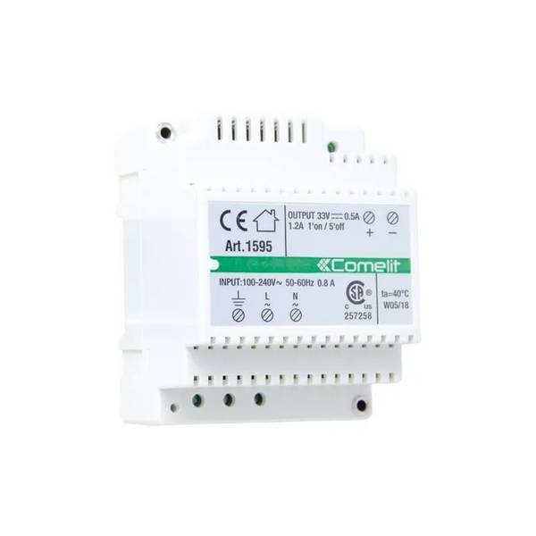 Ultra dinvoeding 4 modulen 33VDC 500mA - wit