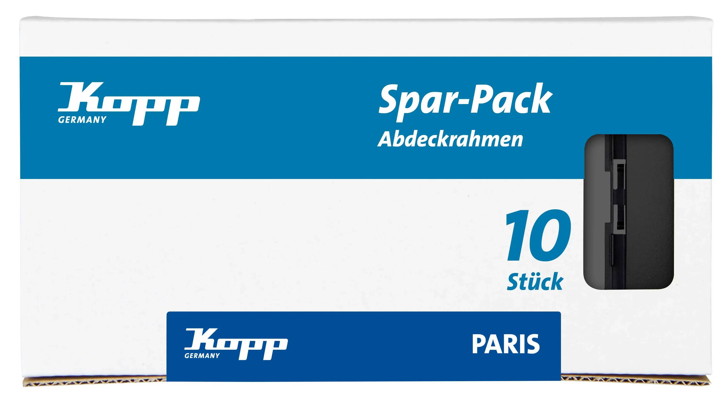 Paris afdekraam 1V mat zwart 10- pack-0