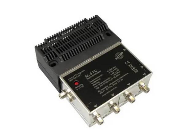 Antenne versterker +10dB 1in-6uit  ASTRO - zwart