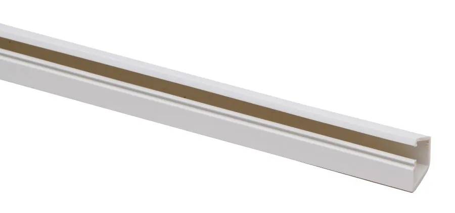 Minikanaal + klapdeksel, zelfklevend, 13 x 12 mm wit 2 meter - 1 - stuk-0