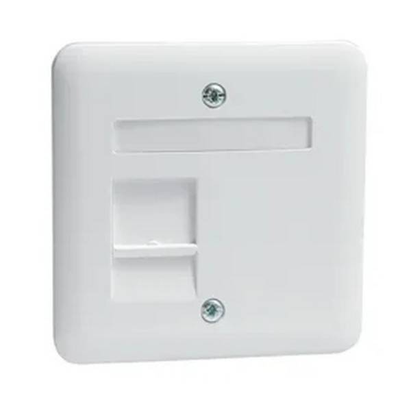 Afdek. 1V WW data outlet      D80.610MJ1NAWW  - 1 - stuk - wit/wit