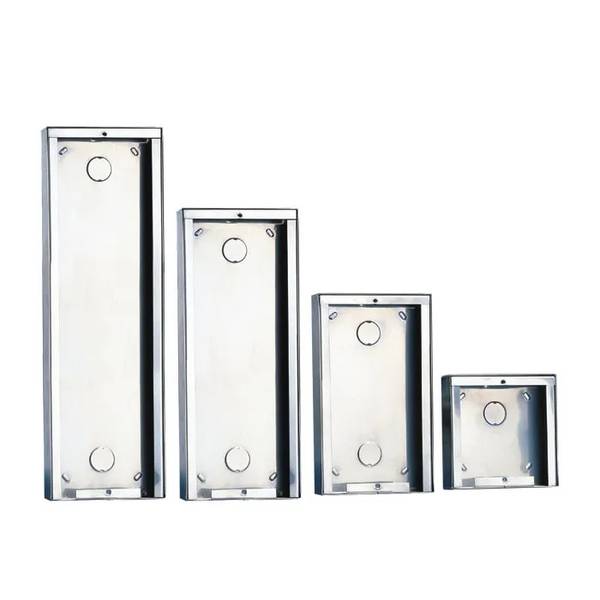 Powercom opbouwdoos RVS - 1 module - RVS
