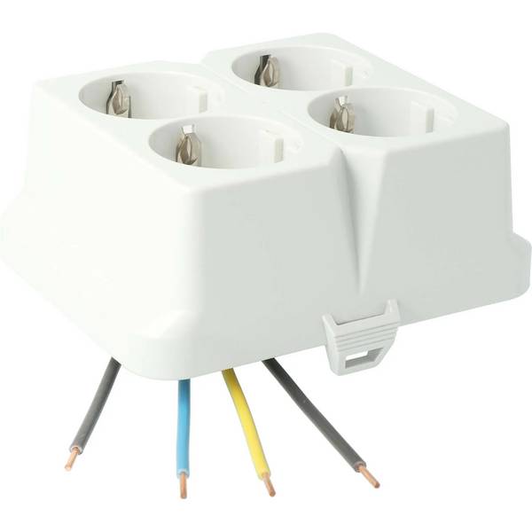 AK2 Deksel + 4v WCD t.b.v. AK2 kabeldoos - grijs