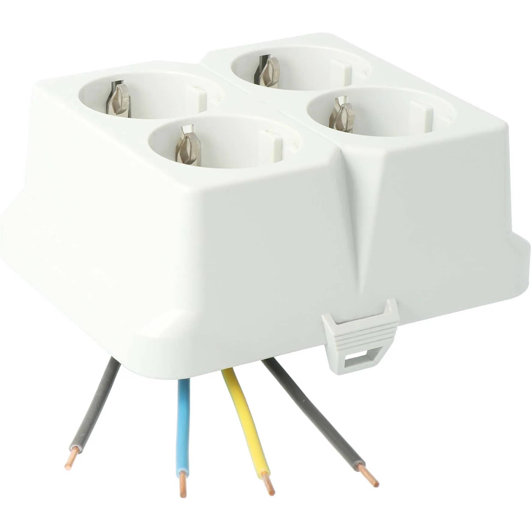 AK2 Deksel + 4v WCD t.b.v. AK2 kabeldoos - grijs-0