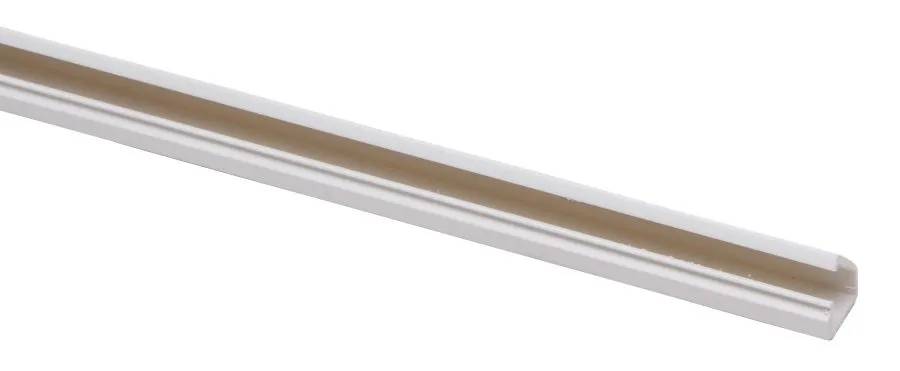 Minikanaal + klapdeksel, zelfklevend 12 x 7,5 mm wit 2 meter - 1 - stuk-0