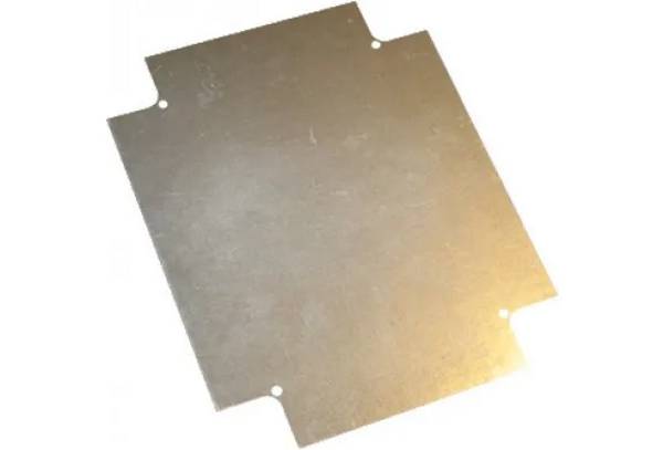 Montageplaat 236x306mm verzinkt plaatstaal - metaal