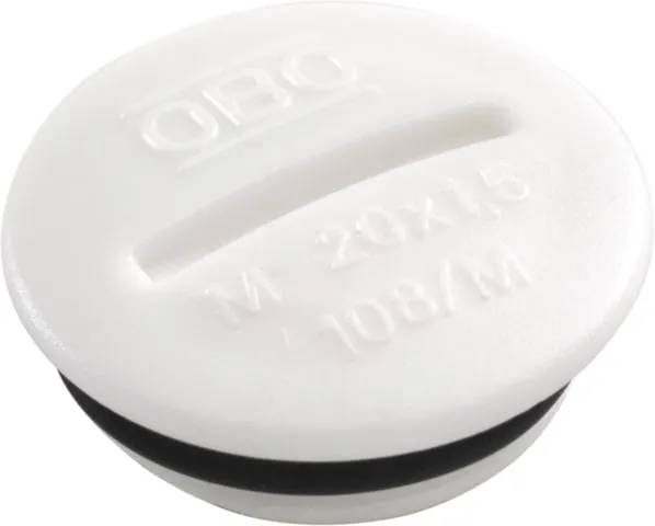 Hydro Blindstop M20 wit afdichtdop - 1 - stuk-0