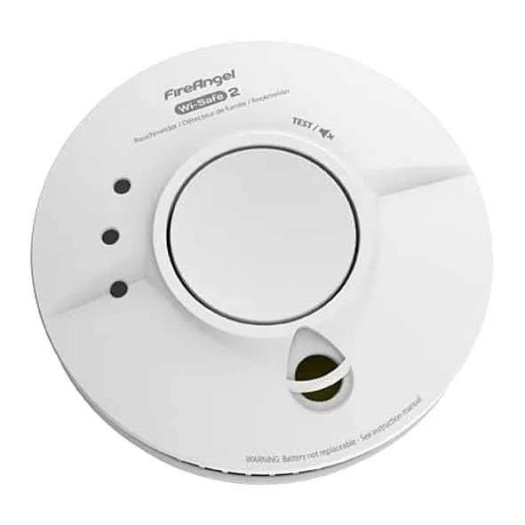 Rookmelder 230V 10J LITHIUM koppelb.dmv Wisafe/bedra - wit-0