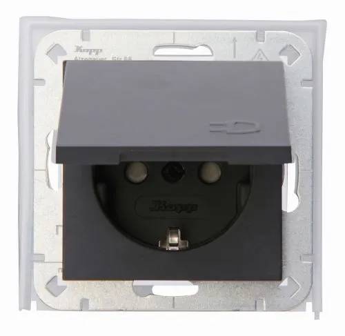 Athenis WCD IP44 1V RA KV antraciet - antraciet-0