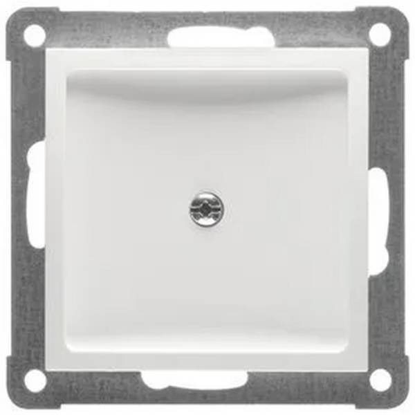 Blindplaat WW Badora D 11.477.02 - 1 - stuk - wit/wit